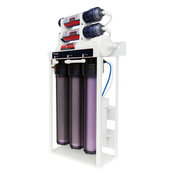 Commercial Grade Reverse Osmosis + Deionization (RO/DI) Water Filtration System - 300 GPD - 0 TDS Booster Pump