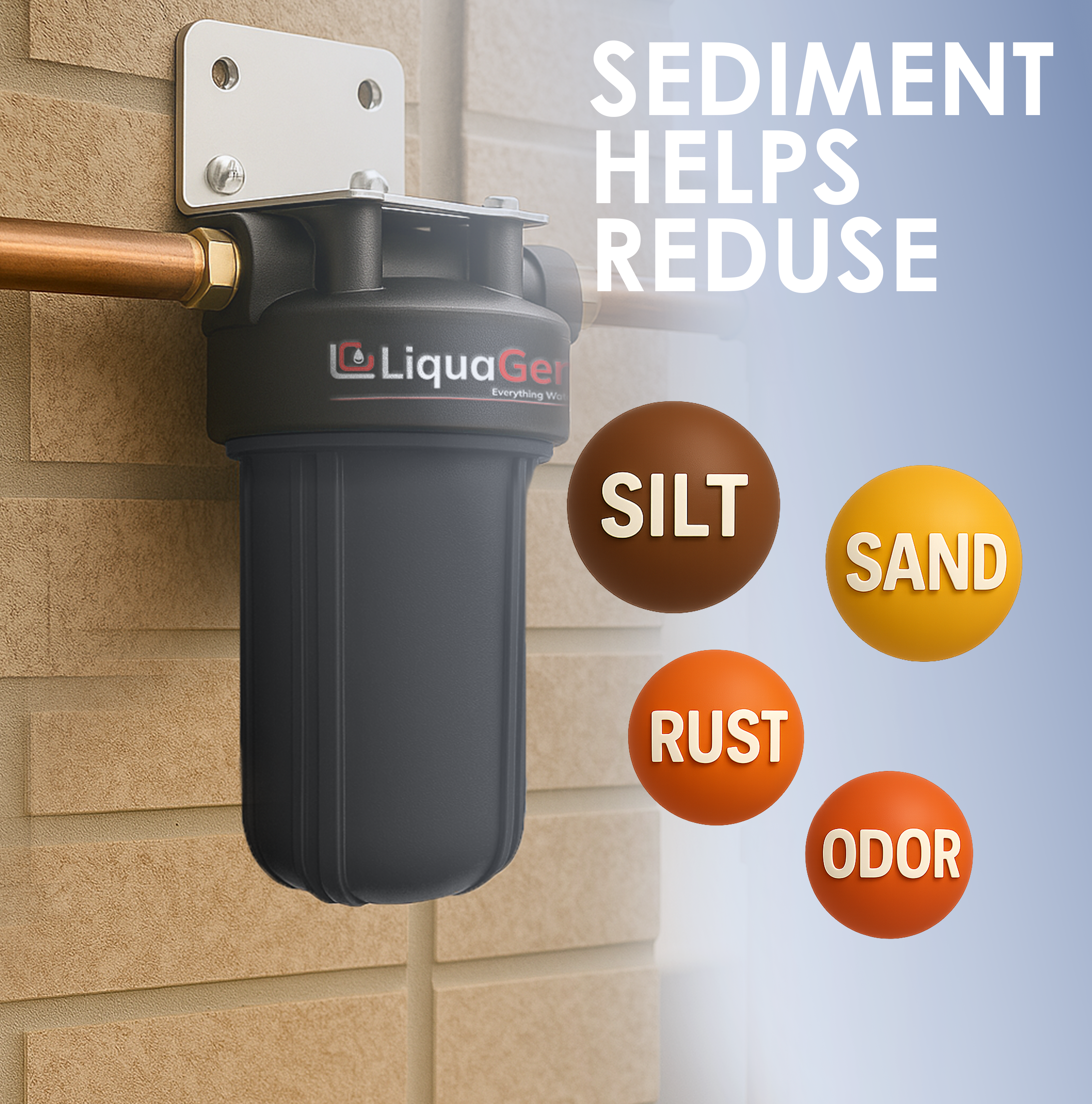 Lead, Cyst & PFOA/ PFOS Removal + Salt Based Water Softener System