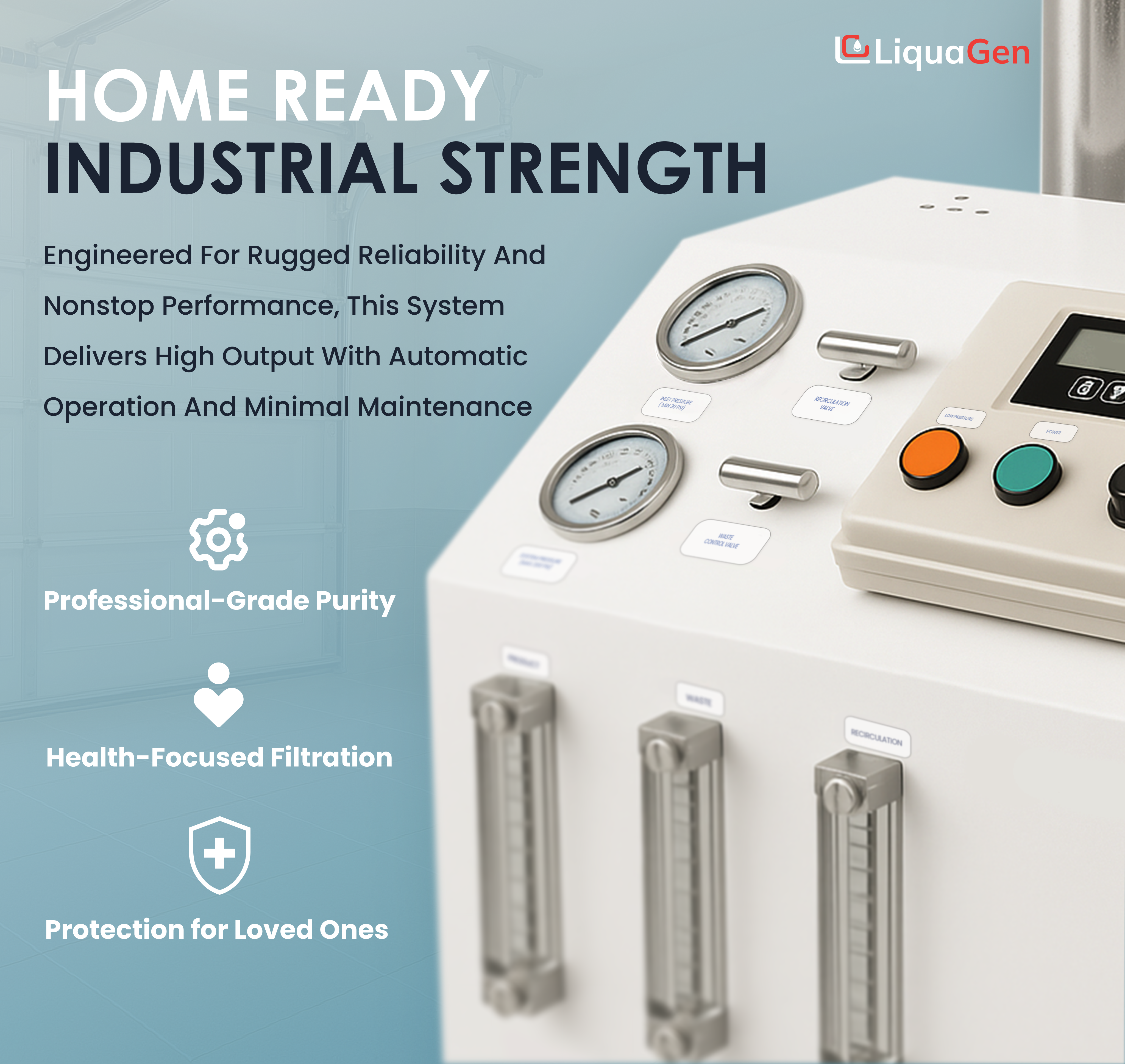 6000 GPDStealth Commercial Reverse Osmosis System - LiquaGen Water