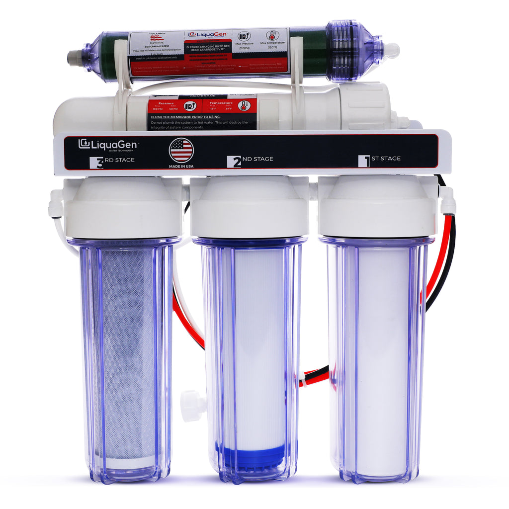 5 Stage Elementary 75 GPD RO/DI Water System