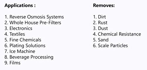 2.5" X 20" Polypropylene Sediment Filter - LiquaGen Water