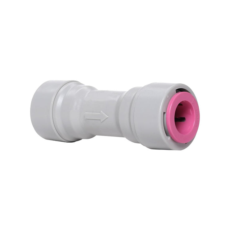 LiquaGen - Inlet Straight Quick Connect Check Valve (1/4" x 1/4") for Reverse Osmosis Applications - LiquaGen Water