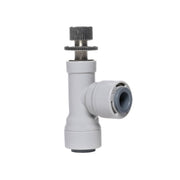 LiquaGen Flow Regulating (Angle Flow) Valve - OD tube 1/4" x 1/4" for Reverse Osmosis Applications - LiquaGen Water