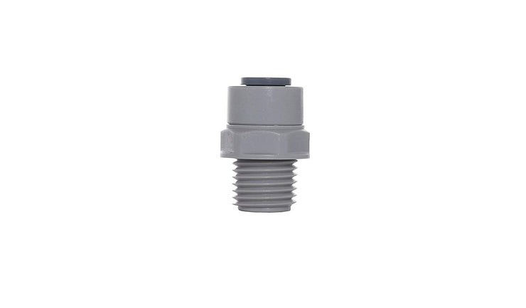 LiquaGen - Male Connector for Water Filtration Systems - 1/2" NPT x 1/2" Push Connect - LiquaGen Water