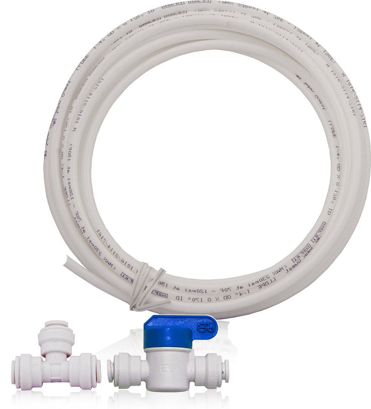 Water Icemaker Kit for Reverse Osmosis Systems and Water Filters-1/4 - LiquaGen Water
