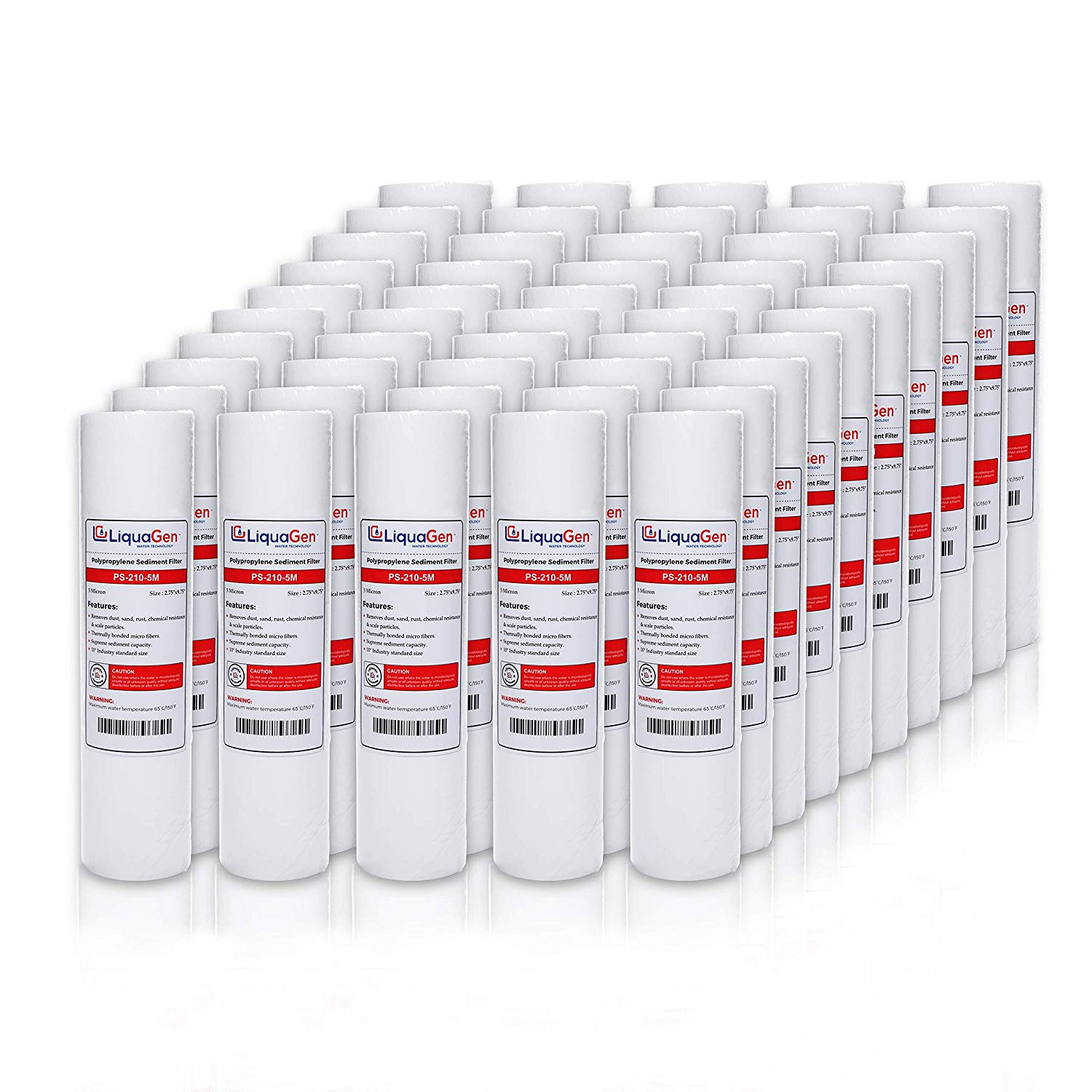 2.5" X 20" Polypropylene Sediment Filter - LiquaGen Water