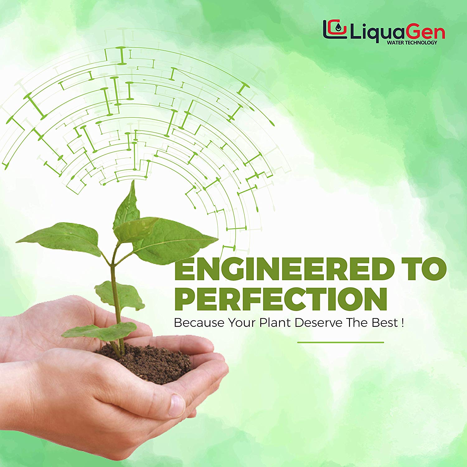 4- Stage Hydroponics RO Water Filter System - 100 GPD - LiquaGen Water