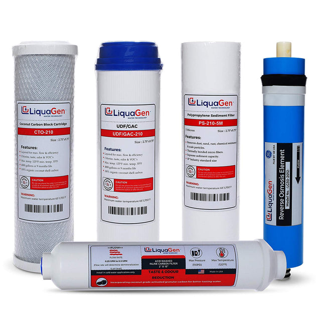 5 Stage Filter RO/DI Kits – LiquaGen