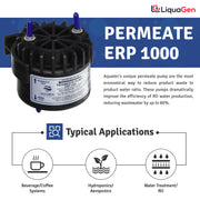 Aquatec ERP Permeate Pump + Mounting Clip - LiquaGen Water